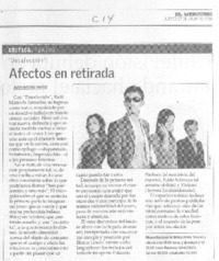 Afectos en retirada
