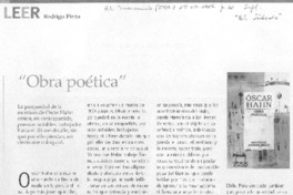 Obra poética