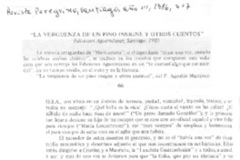 La vergüenza de un pino insigne y otros cuentos