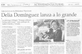 Delia domínguez lanza a lo grande