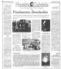 Finalmente, Desolación