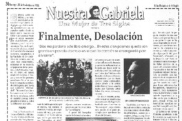 Finalmente, Desolación