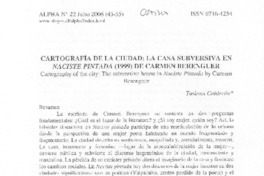 Cartografía de la ciudad