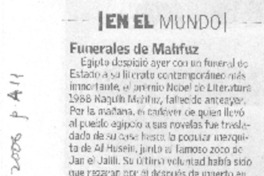 Funerales de Mahfuz