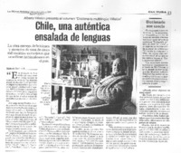 Chile, una auténtica ensalada de lenguas