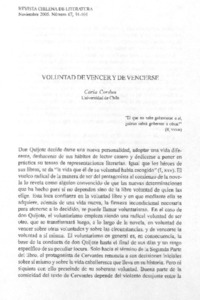 Voluntad de vencer y de vencerse