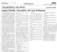 Juan Florit, caudillo de los veleros