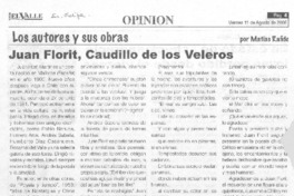 Juan Florit, caudillo de los veleros