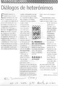 Diálogos de heterónimos