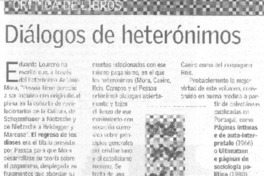 Diálogos de heterónimos