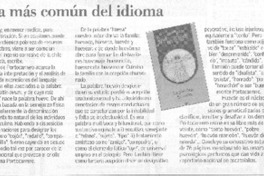 Huevón: la palabra más común del idioma