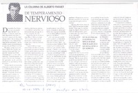 De temperamento nervioso