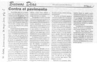 Contra el pavimento