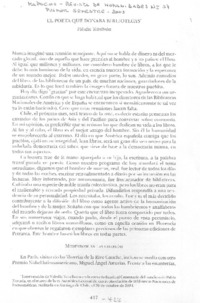 El Poeta que donaba bibliotecas