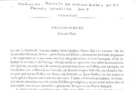 400 años después