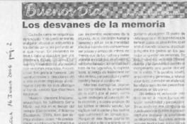 Los desvanes de la memoria