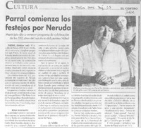 Parral comienza los festejos por Neruda