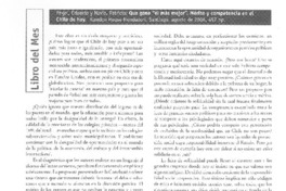 que gane "el más mejor"