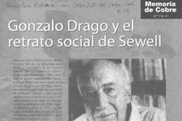 Gonzalo Drago y el retrato social de Sewell