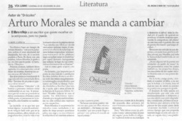 Arturo Morales se manda a cambiar
