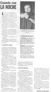 Cuando cae la noche. [entrevista]