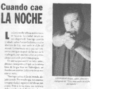 Cuando cae la noche. [entrevista]