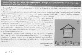 Niñas, niños y adolescentes.