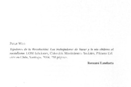 Tejedores de la revolución.