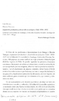 Expansión productiva y desarrollo tecnológico.