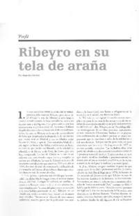 Ribeyro en su tela de araña.