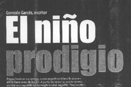 El niño prodigio (entrevista)