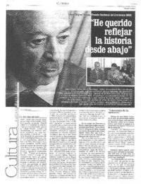 "He querido reflejar la historia desde abajo" (entrevista)