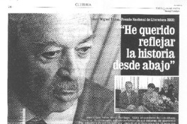 "He querido reflejar la historia desde abajo" (entrevista)