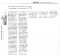 La generación literaria de 1950