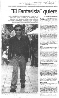 "El fantasista" quiere el Premio de Literatura