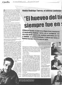 "El hueveo del tío Roberto fue siempre en serio" (entrevista)