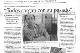 "Todos cargan con su pasado"