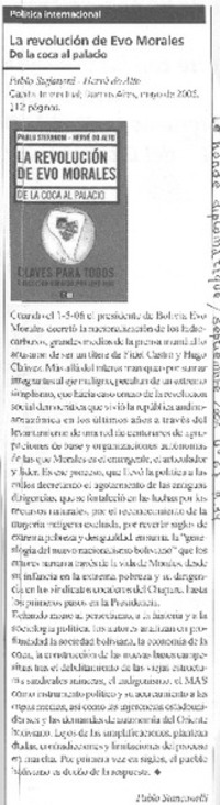 La revolución de Evo Morales