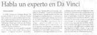 Habla un experto en Da Vinci
