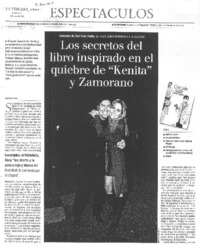 Los secretos del libro inspirado en el quiebre de "Kenita" y Zamorano