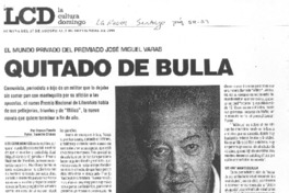 Quitado de bulla (entrevista)