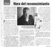 Hora de reconocimiento (entrevista)