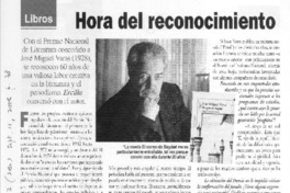 Hora de reconocimiento (entrevista)