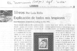 Explicación de todos mis tropiezos