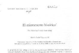 El microcuento histórico
