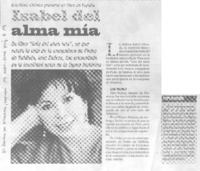 Isabel del alma mía