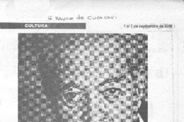 Premio Nacional de Literatura 2006: José Miguel Varas