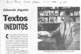 Textos inéditos