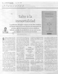 Salto a la inmortalidad