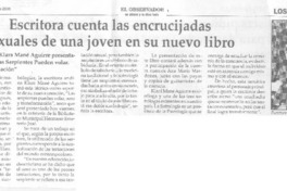 Escritora cuenta las encrucijadas sexuales de una joven en su nuevo libro